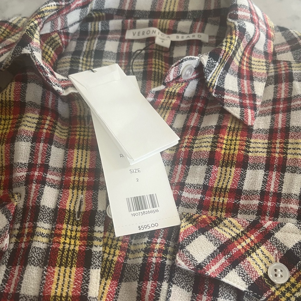 Veronica Beard checkered dress or jacket. - Picture 3 of 9